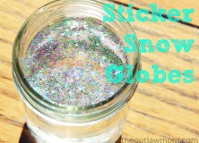DIY Mason Jar Snow Globe