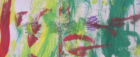 fingerpainting fun