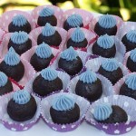 {Bake} Delphinium Dollop Chocolate Cake Balls