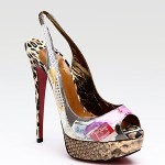 CRAVE IT. COVET. LOVE IT.  This Week:  Covet Christian Louboutin Mixed-Media Platform Slingbacks