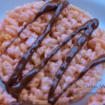{Bake} Chocolate Drizzled Rice Krispies Circles