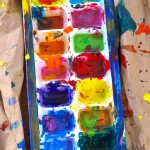{Play} Colorful Ice Cube Painting