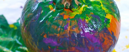 painted pumpkins