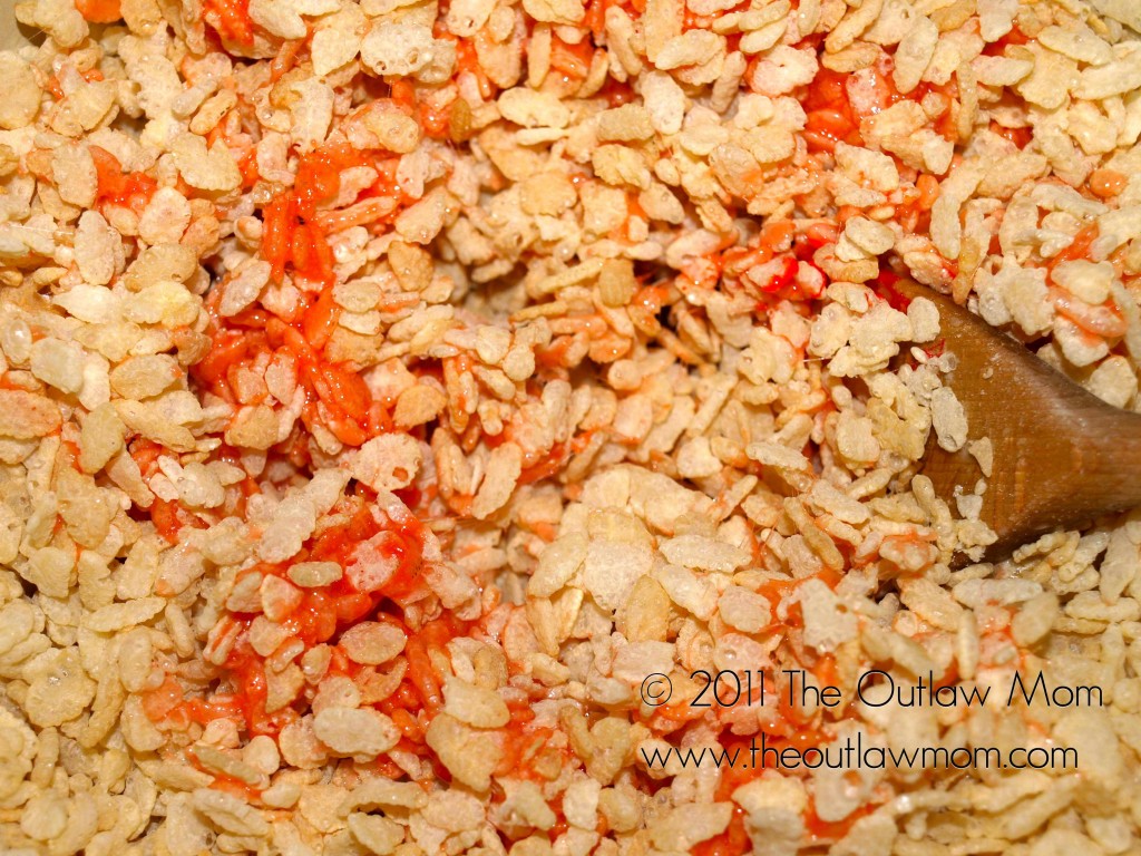 halloween rice krispies treats