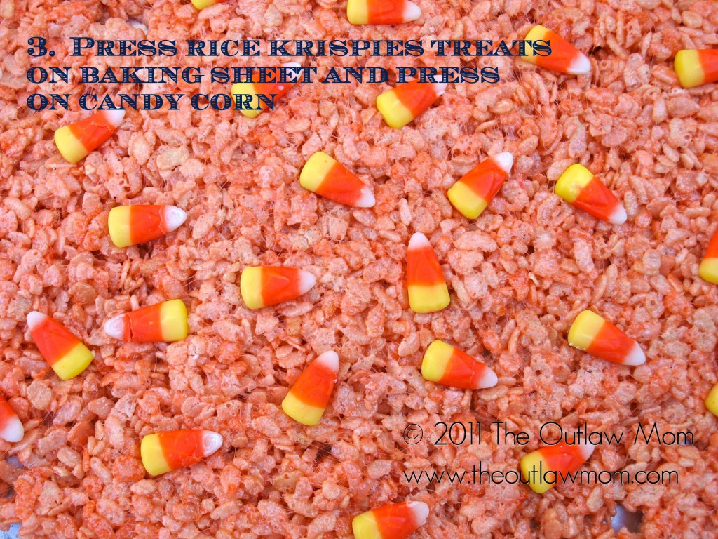 halloween rice krispies treats