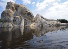 reclining buddha submerged