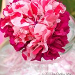 {Craft} Paper Tissue Flower Tutorial