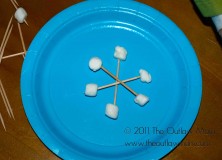 marshmallow snowflakes