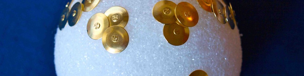 toddler thumbtack ornaments