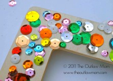 homemade holiday frames, ornaments and treasure box