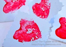 valentine's day jar of hearts