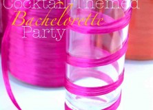 cocktail themed bachelorette party