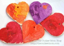 valentine's day salt dough heart attack