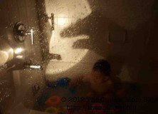 Bathtub Shadow Puppet Show