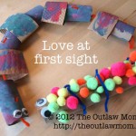{Play} Segmented Coffee Sleeve Snake & Paper Roll Puffy Caterpillar