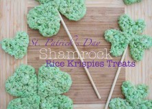 shamrock rice krispies treats