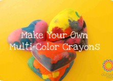 make your own multi-color crayons