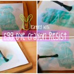 {Play} Easter Egg Dye Crayon Resist Art & Kids Co-Op Playdate Linky