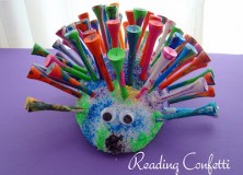 golf tee porcupines from reading confetti