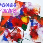 {Play} Quirky Momma Announcement and Absorption Art: Sponge Painting