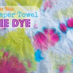 {Play} Absorption Art: Tie Dye Paper Towels