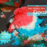 {Bake} Quick Fourth of July Recipe: Red, White & Blue Cupcakes