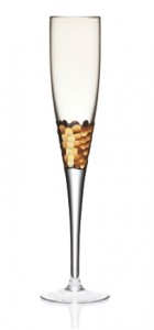 Kim Seybert Paillette Gold Champagne Flute