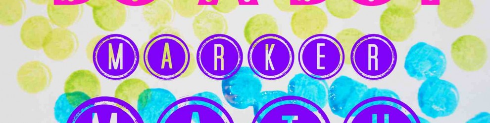 Simple Preschool Addition and Subtraction Activity Using Do-A-Dot Markers