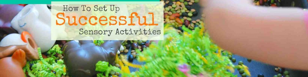 How to set up a sensory bin