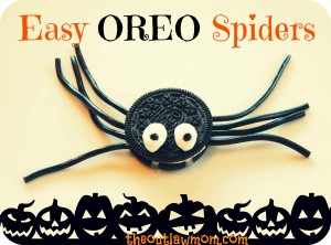 Halloween Treats: Easy Oreo Spiders