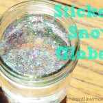 Easy Sticker Snow Globe Craft