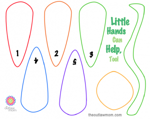 Outlaw Mom Flower Petal Chore Chart