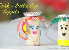 Outlaw Mom Upcycled Puppets Earth Day Craft for Kids