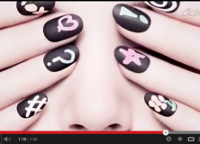 back to school nail art