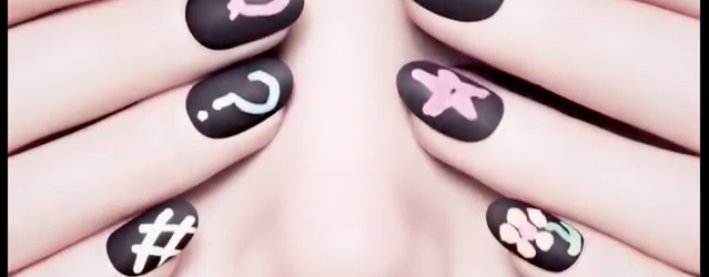 back to school nail art