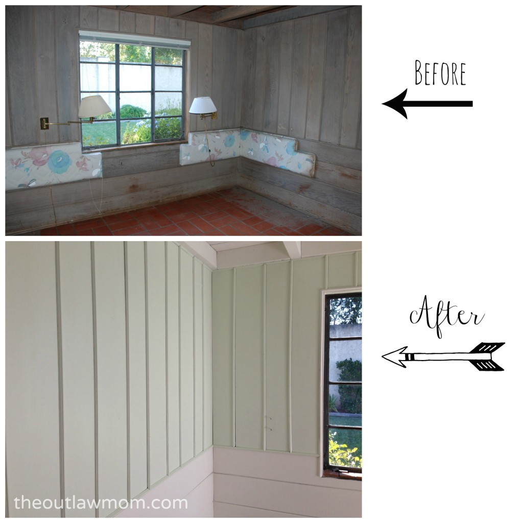 Mint Green Painted Guest Room