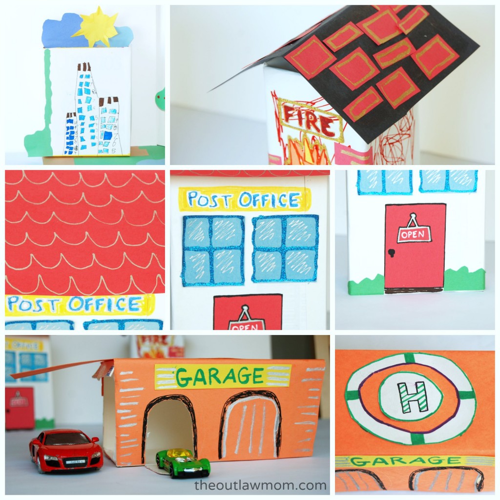 DIY Small World Town for Kids