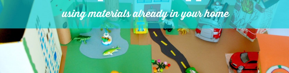 DIY Small World Town for Kids